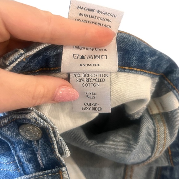 Boyish High Waisted Rigid Skinny Jeans with Distressed Details Size 27 - Picture 4 of 8